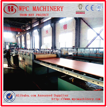 PVC add wood composite board making machine/PVC WPC board making machine